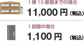 1棟11,000円