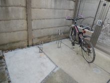 ハイツシミズ　自転車置場