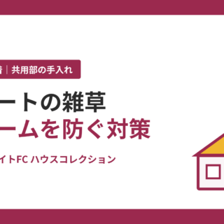 アパートの雑草クレームを防ぐには?共用部の手入れと対策